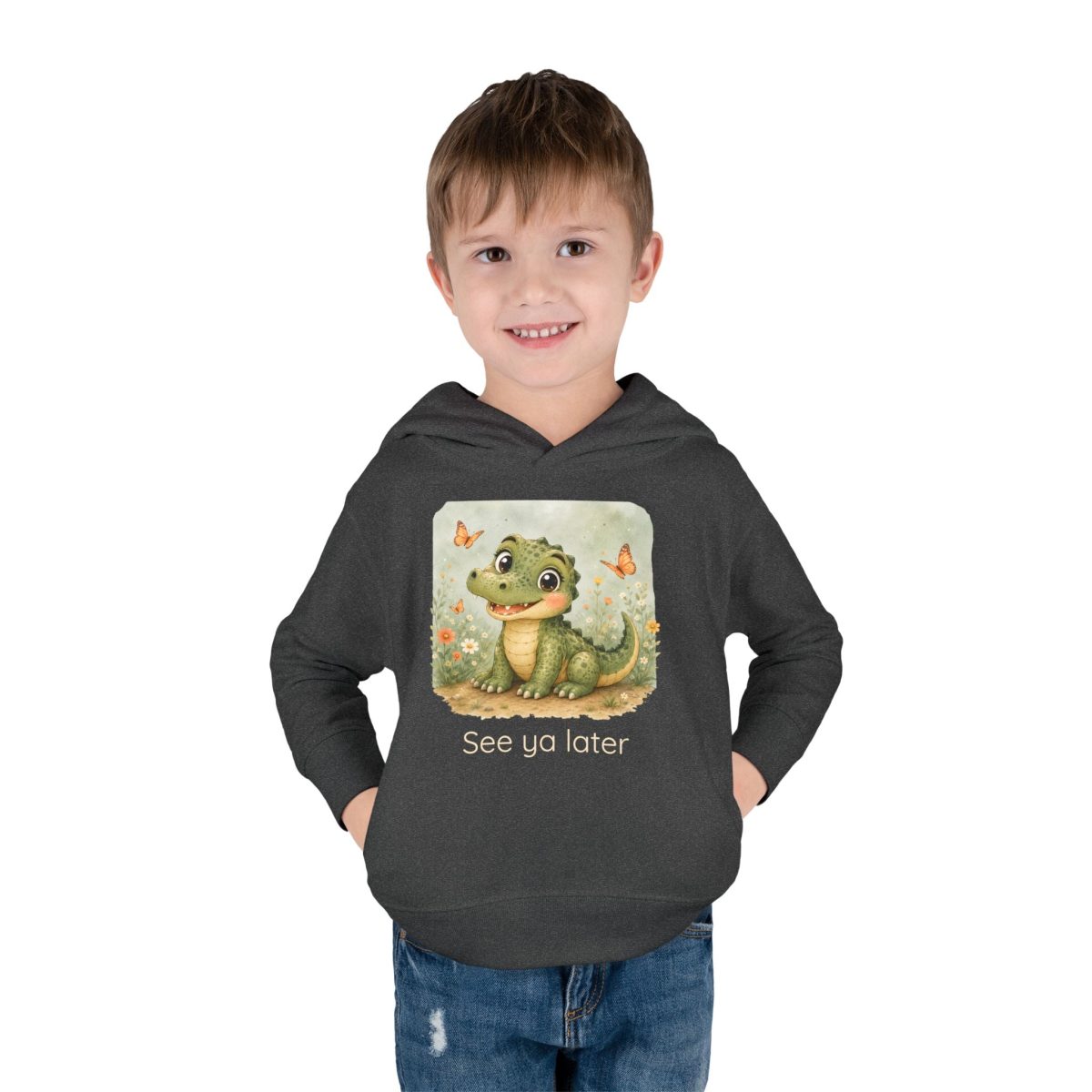 Santa Fe Marketplace Alligator Toddler Hoodie — Gender Neutral Sweatshirt Product Image: Alligator Toddler Hoodie — Gender Neutral Sweatshirt