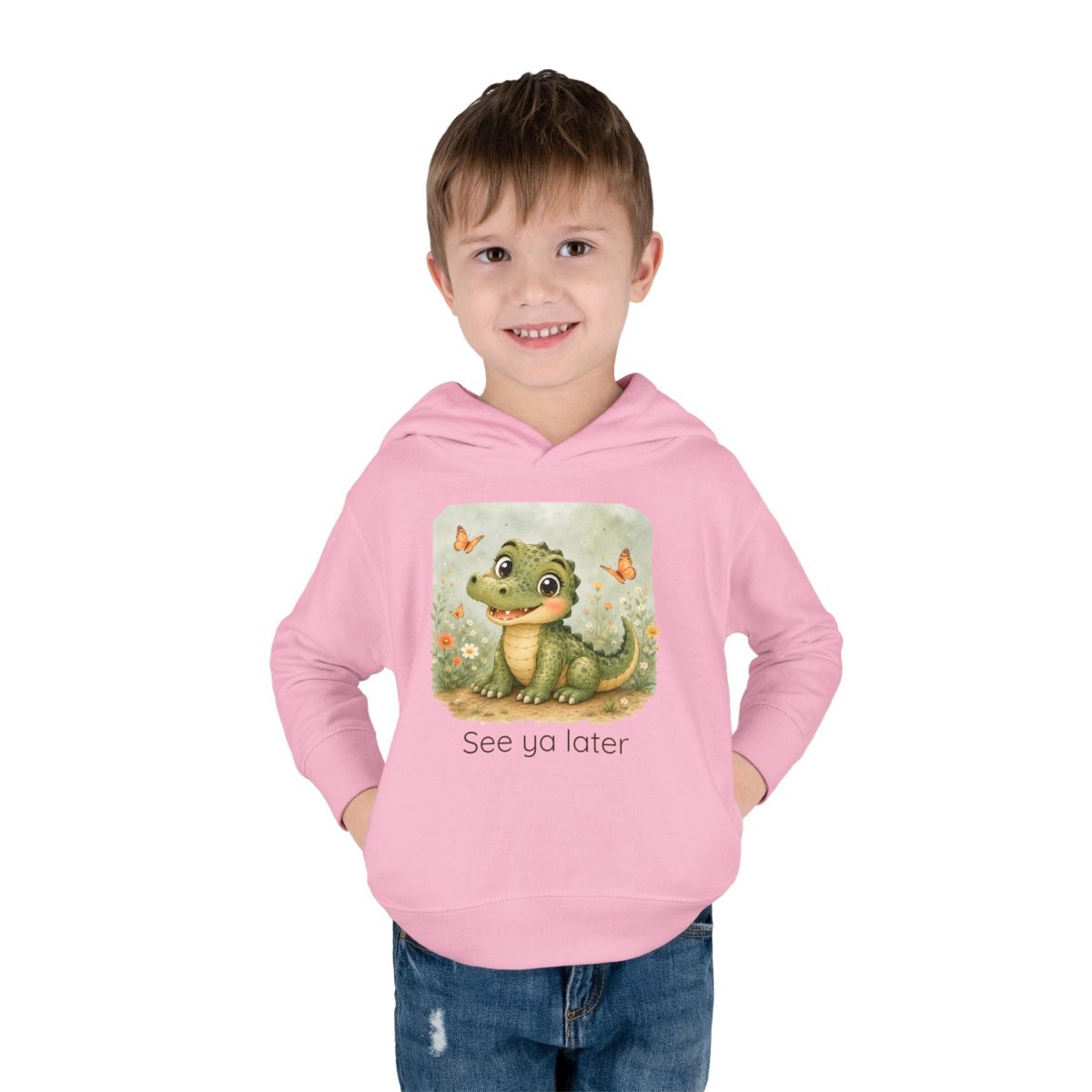 Santa Fe Marketplace Alligator Toddler Hoodie — Gender Neutral Sweatshirt Product Image: Alligator Toddler Hoodie — Gender Neutral Sweatshirt