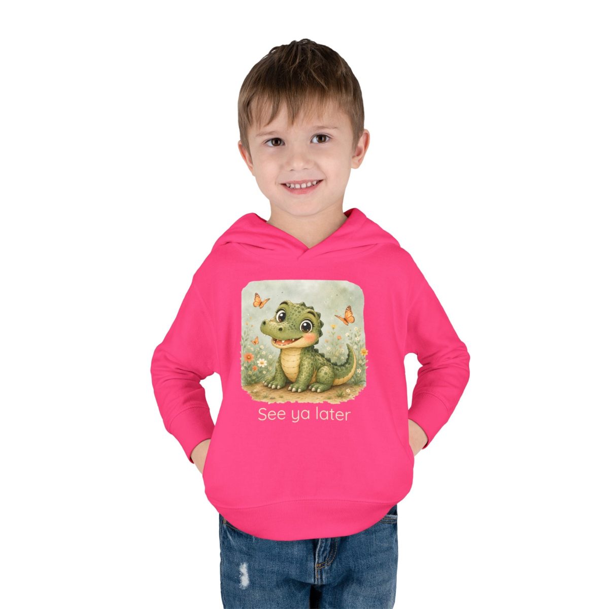 Santa Fe Marketplace Alligator Toddler Hoodie — Gender Neutral Sweatshirt Product Image: Alligator Toddler Hoodie — Gender Neutral Sweatshirt