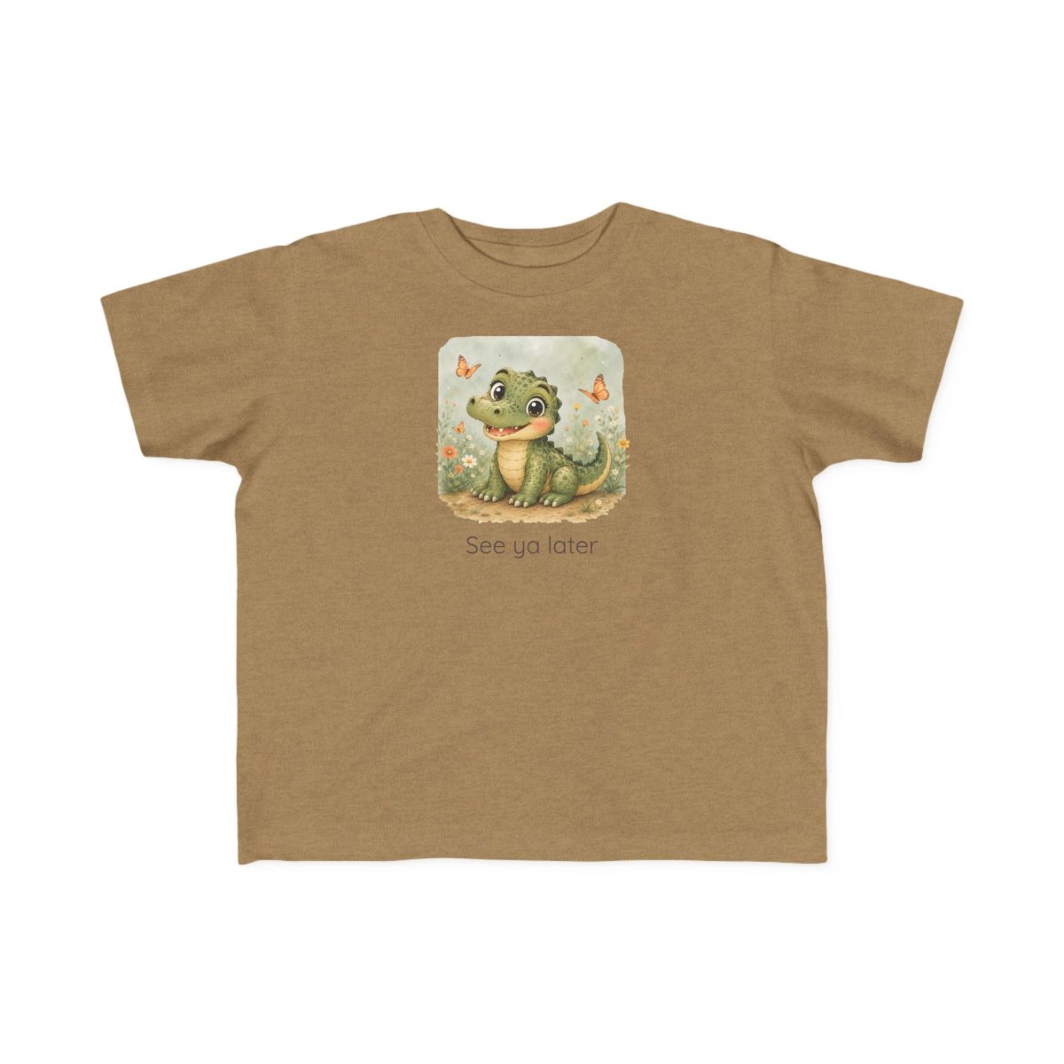 Santa Fe Marketplace Alligator Toddler T-Shirt — Gender Neutral ReptileTee Product Image: Alligator Toddler T-Shirt — Gender Neutral ReptileTee