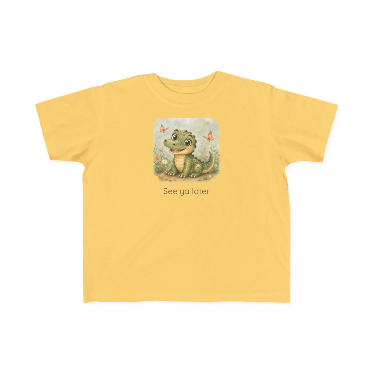 Santa Fe Marketplace Alligator Toddler T-Shirt — Gender Neutral ReptileTee Product Image: Alligator Toddler T-Shirt — Gender Neutral ReptileTee
