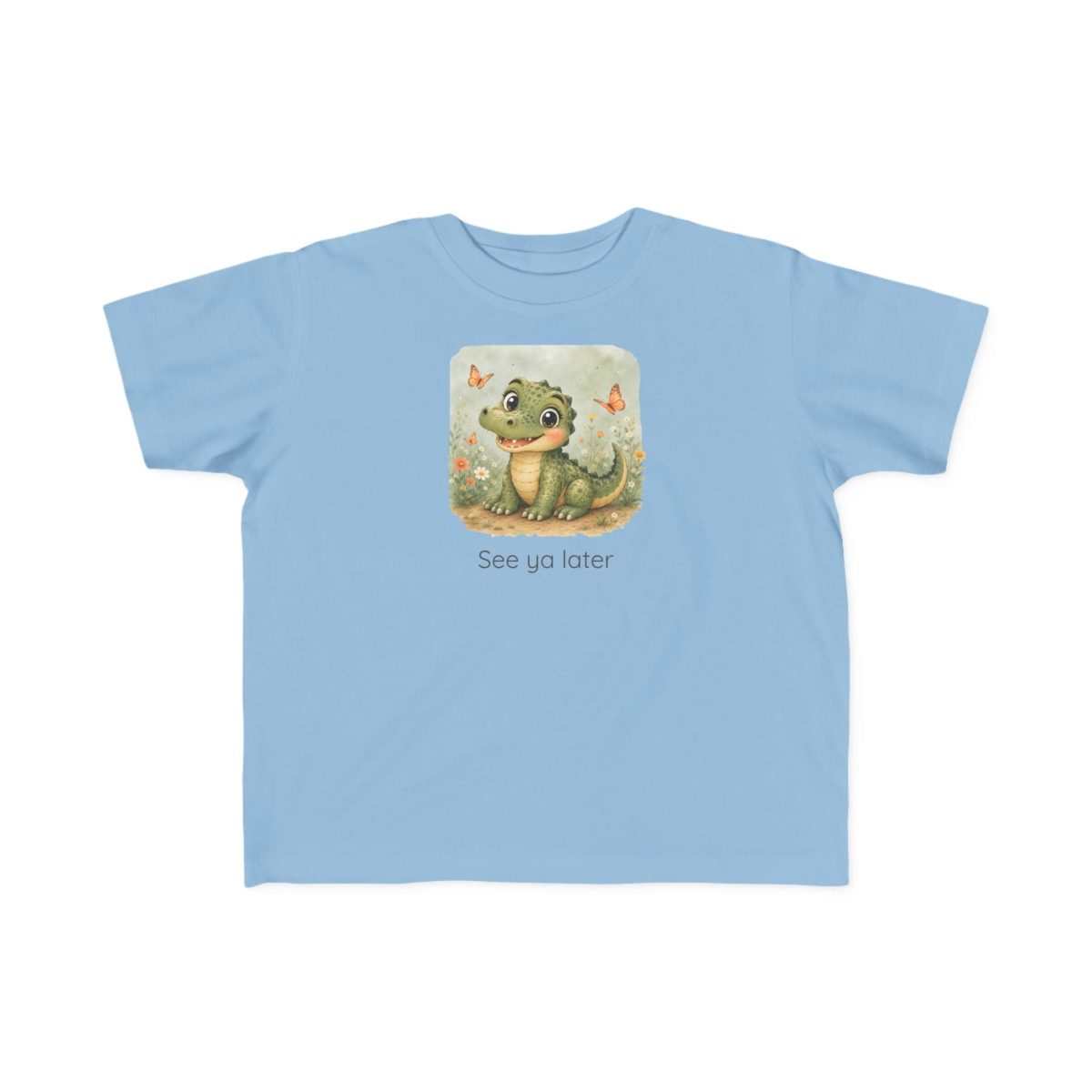 Santa Fe Marketplace Alligator Toddler T-Shirt — Gender Neutral ReptileTee Product Image: Alligator Toddler T-Shirt — Gender Neutral ReptileTee