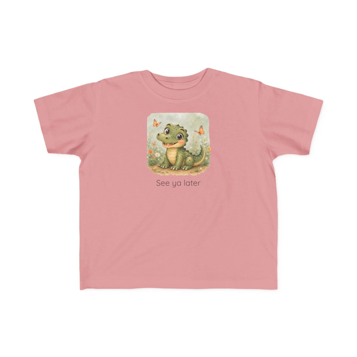 Santa Fe Marketplace Alligator Toddler T-Shirt — Gender Neutral ReptileTee Product Image: Alligator Toddler T-Shirt — Gender Neutral ReptileTee