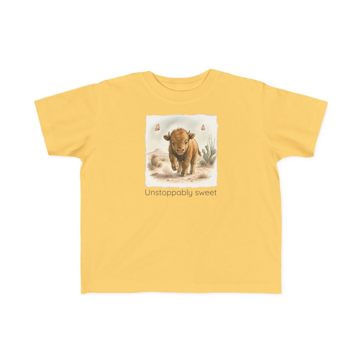 Santa Fe Marketplace Buffalo Toddler T-Shirt — Gender Neutral Animal Tee Product Image: Buffalo Toddler T-Shirt — Gender Neutral Animal Tee