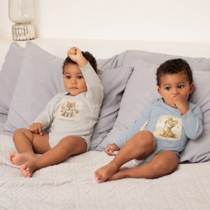 Santa Fe Marketplace Coyote Infant Long Sleeve Onesie — Cute Gender Neutral Bodysuit Product Image: Coyote Infant Long Sleeve Onesie — Cute Gender Neutral Bodysuit