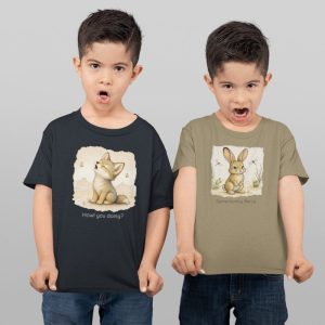 Santa Fe Marketplace Coyote Toddler T-Shirt — Gender Neutral Animal Tee Product Image: Coyote Toddler T-Shirt — Gender Neutral Animal Tee