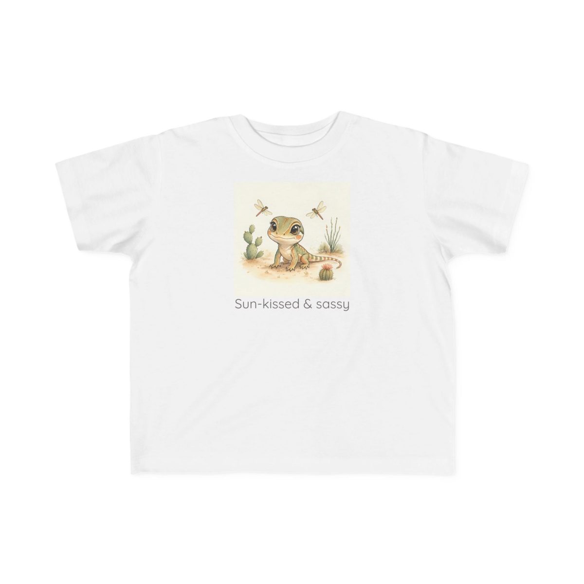 Santa Fe Marketplace Whiptail Lizard Toddler T-Shirt — Gender Neutral Animal Tee Product Image: Whiptail Lizard Toddler T-Shirt — Gender Neutral Animal Tee