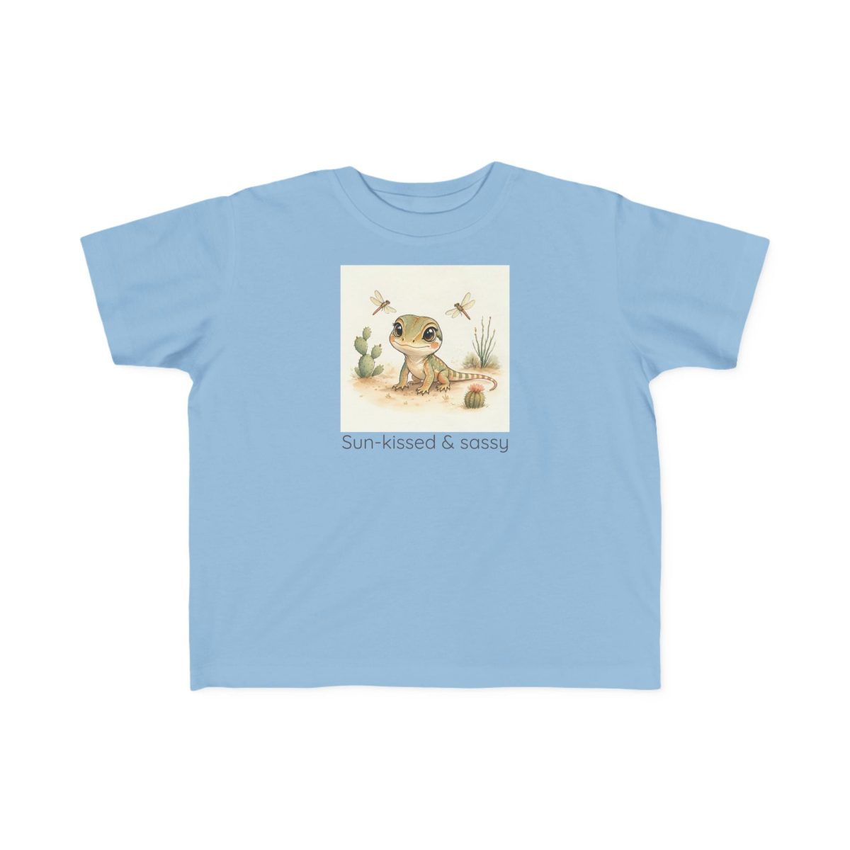 Santa Fe Marketplace Whiptail Lizard Toddler T-Shirt — Gender Neutral Animal Tee Product Image: Whiptail Lizard Toddler T-Shirt — Gender Neutral Animal Tee