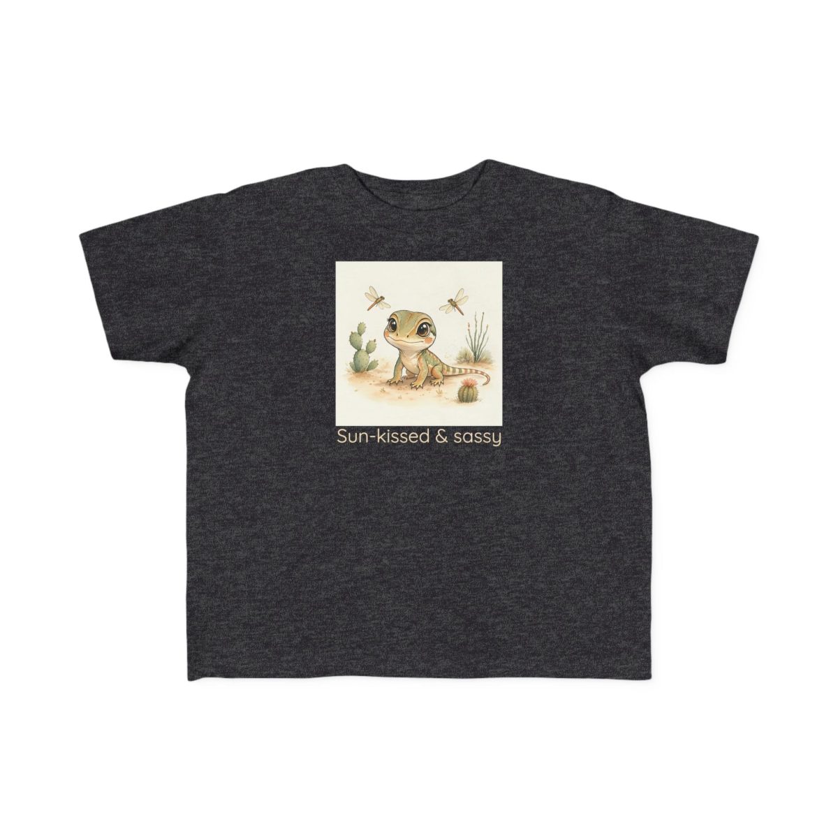 Santa Fe Marketplace Whiptail Lizard Toddler T-Shirt — Gender Neutral Animal Tee Product Image: Whiptail Lizard Toddler T-Shirt — Gender Neutral Animal Tee