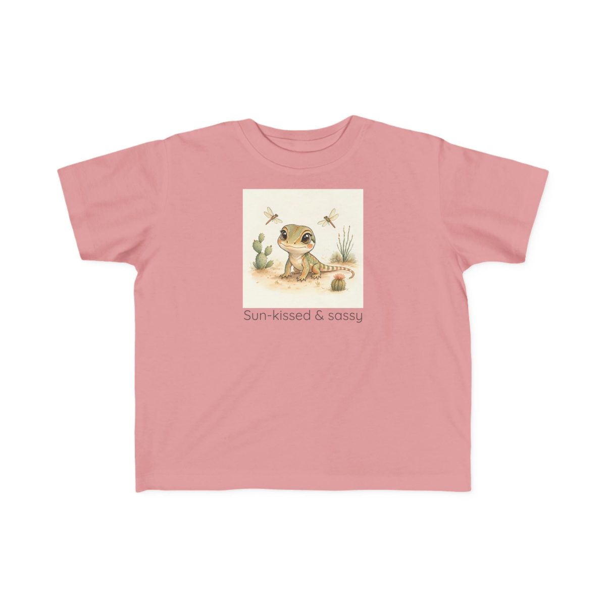 Santa Fe Marketplace Whiptail Lizard Toddler T-Shirt — Gender Neutral Animal Tee Product Image: Whiptail Lizard Toddler T-Shirt — Gender Neutral Animal Tee