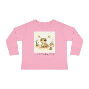 Santa Fe Marketplace Whiptail Lizard Toddler Long Sleeve Shirt — Gender Neutral Tee Product Image: Whiptail Lizard Toddler Long Sleeve Shirt — Gender Neutral Tee