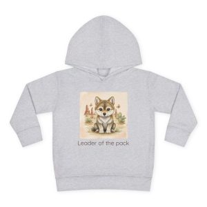 Santa Fe Marketplace Wolf Toddler Hoodie — Gender Neutral Sweatshirt Product Image: Wolf Toddler Hoodie — Gender Neutral Sweatshirt