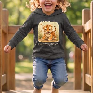 Product Image: Tiger Toddler Hoodie — Gender Neutral Sweatshirt
