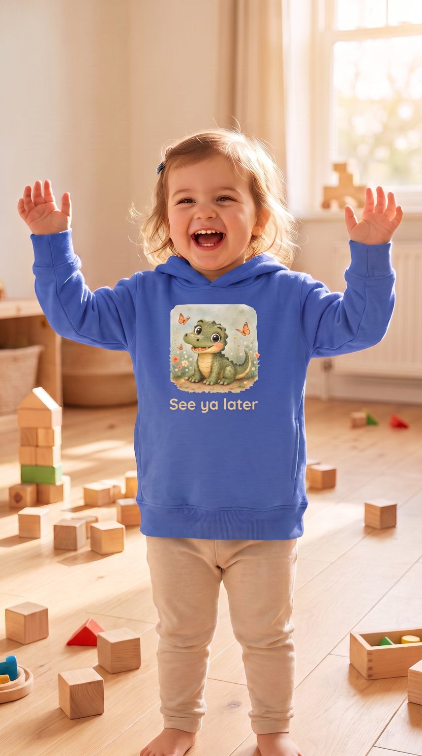 Santa Fe Marketplace Alligator Toddler Hoodie — Gender Neutral Sweatshirt Product Image: Alligator Toddler Hoodie — Gender Neutral Sweatshirt