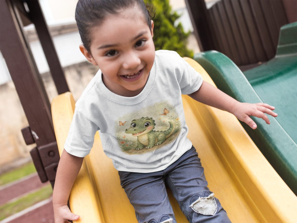 Santa Fe Marketplace Alligator Toddler T-Shirt — Gender Neutral ReptileTee Product Image: Alligator Toddler T-Shirt — Gender Neutral ReptileTee