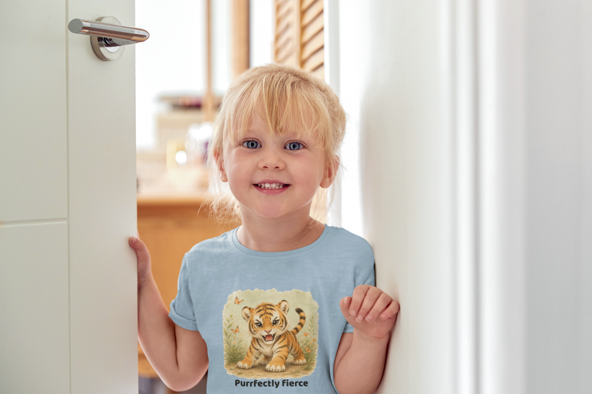 Santa Fe Marketplace Tiger Toddler T-Shirt — Gender Neutral Animal Tee Product Image: Tiger Toddler T-Shirt — Gender Neutral Animal Tee