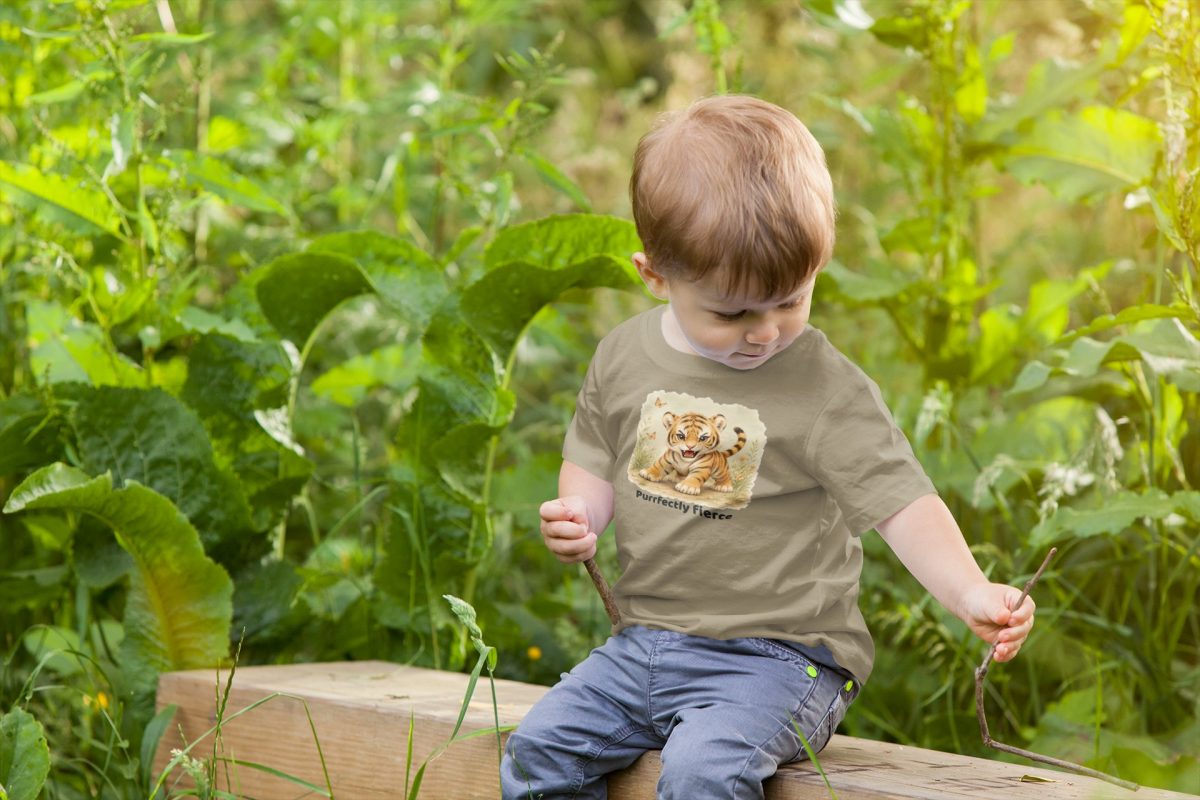 Santa Fe Marketplace Tiger Toddler T-Shirt — Gender Neutral Animal Tee Product Image: Tiger Toddler T-Shirt — Gender Neutral Animal Tee