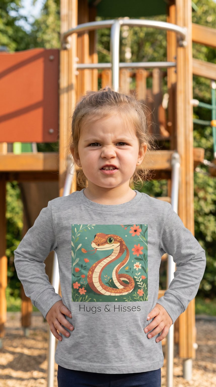 Santa Fe Marketplace Snake Toddler Long Sleeve Shirt — Gender Neutral Tee Product Image: Snake Toddler Long Sleeve Shirt — Gender Neutral Tee