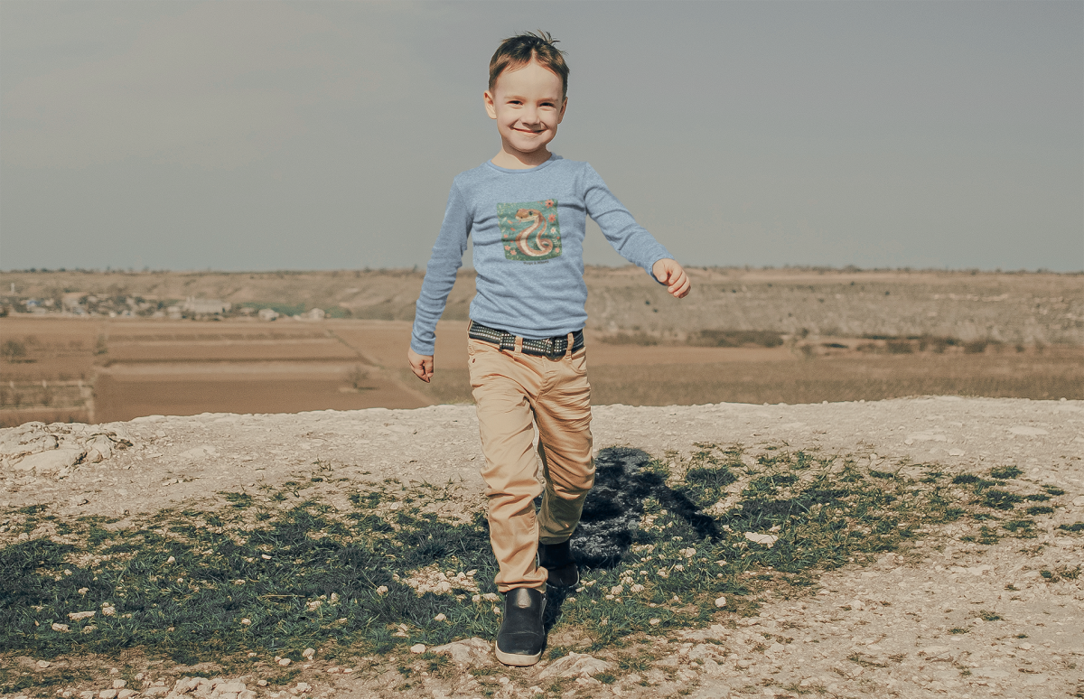 Santa Fe Marketplace Snake Toddler Long Sleeve Shirt — Gender Neutral Tee Product Image: Snake Toddler Long Sleeve Shirt — Gender Neutral Tee