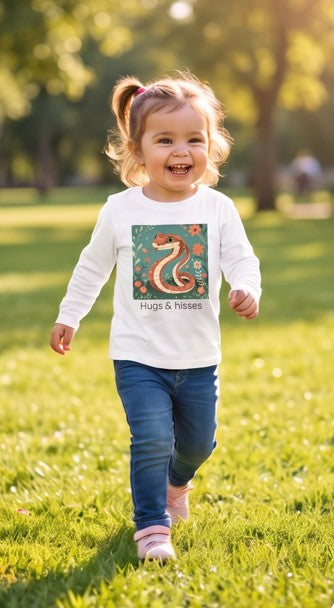 Santa Fe Marketplace Snake Toddler Long Sleeve Shirt — Gender Neutral Tee Product Image: Snake Toddler Long Sleeve Shirt — Gender Neutral Tee