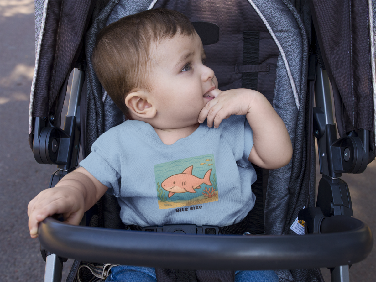 Santa Fe Marketplace Shark Infant T-Shirt — Cute Gender Neutral Ocean Tee Product Image: Shark Infant T-Shirt — Cute Gender Neutral Ocean Tee