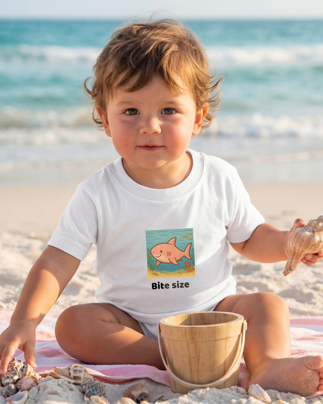 Santa Fe Marketplace Shark Infant T-Shirt — Cute Gender Neutral Ocean Tee Product Image: Shark Infant T-Shirt — Cute Gender Neutral Ocean Tee