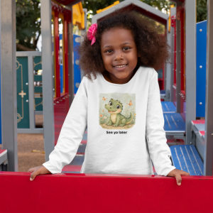 Product Image: Alligator Toddler Long Sleeve Shirt — Gender Neutral Tee