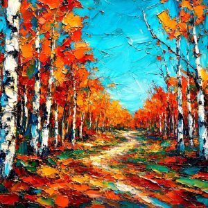 Product Image: Golden Aspens of Santa Fe 12″X12″ -Digital Original Print