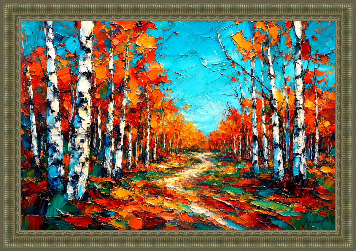 Santa Fe Marketplace Golden Aspens of Santa Fe 12″X12″ -Digital Original Print Product Image: Golden Aspens of Santa Fe 12″X12″ -Digital Original Print