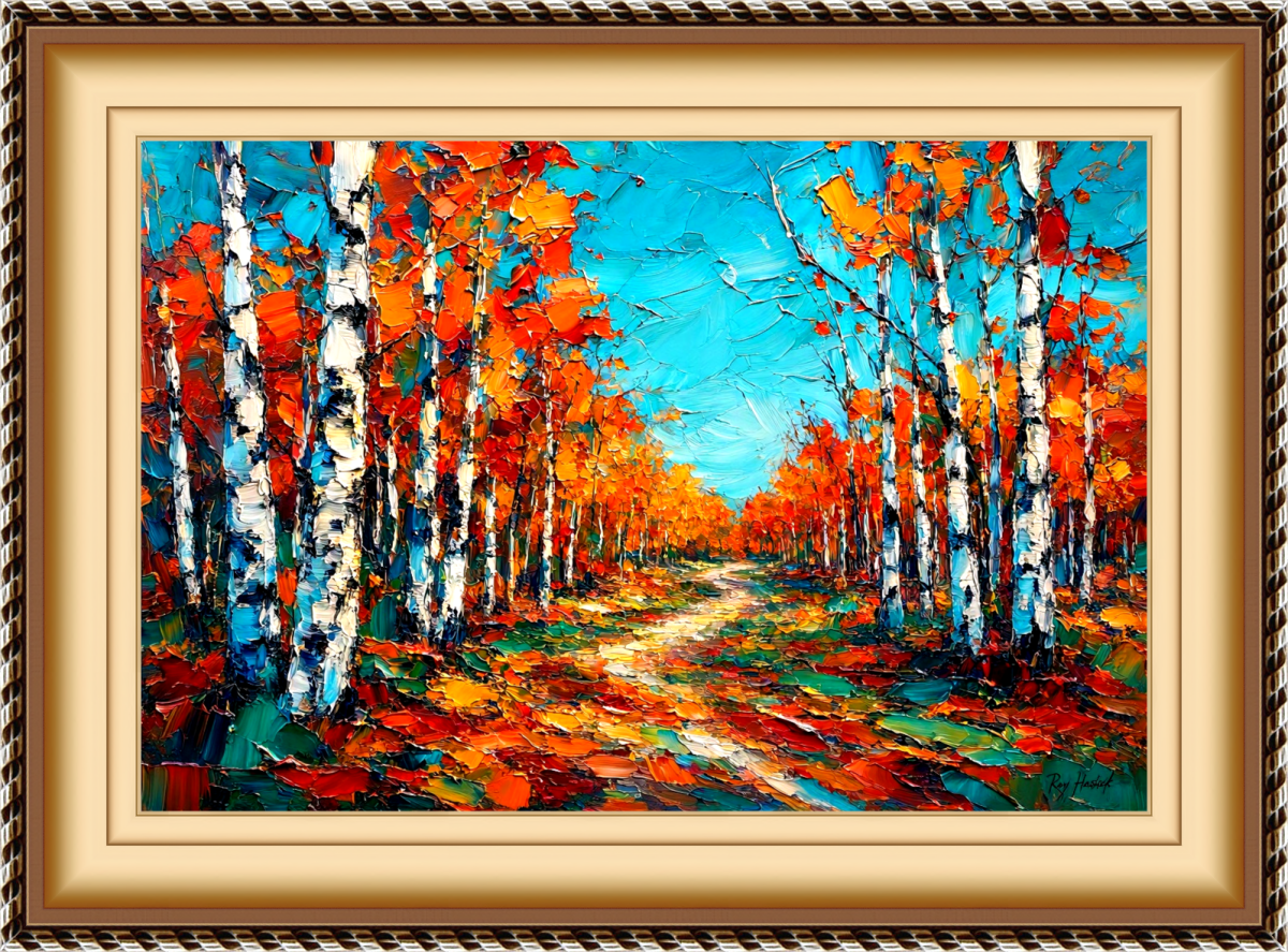 Santa Fe Marketplace Golden Aspens of Santa Fe 12″X12″ -Digital Original Print Product Image: Golden Aspens of Santa Fe 12″X12″ -Digital Original Print