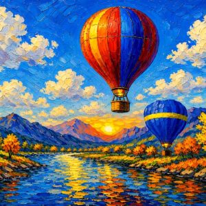 Product Image: High Desert Ascension – 12’X12″ Digital Canvas Print