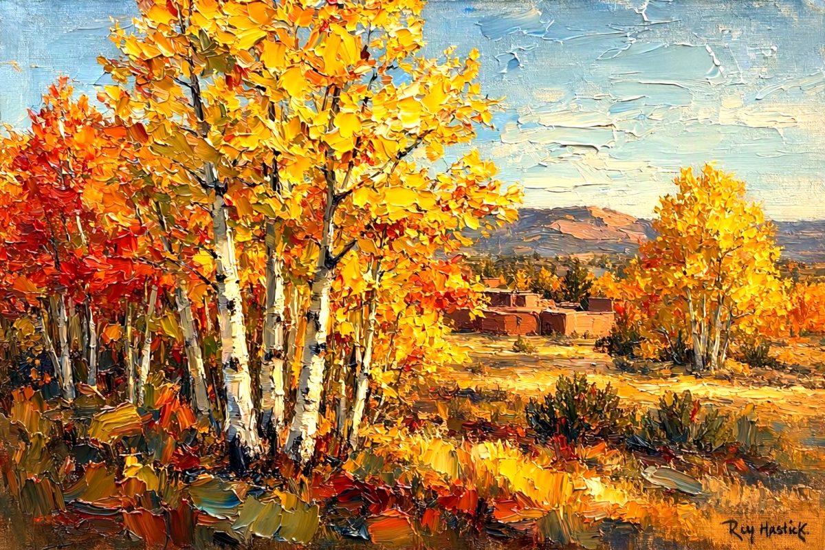 Santa Fe Marketplace Golden Aspens of Northern New Mexico – 12″X12″ – Digital Canvas Print Product Image: Golden Aspens of Northern New Mexico – 12″X12″ – Digital Canvas Print