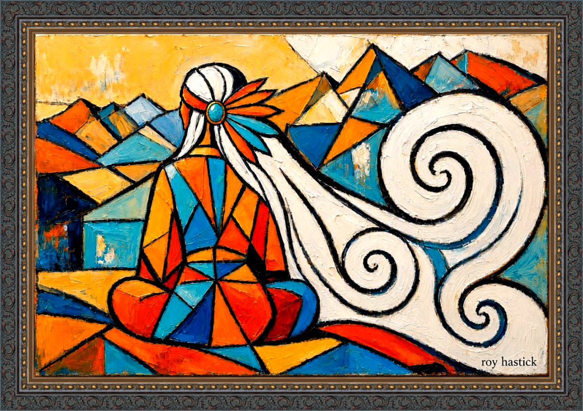 Santa Fe Marketplace Spirit of the High Desert Wind – Digital Canvas Print 12″X12″ Product Image: Spirit of the High Desert Wind – Digital Canvas Print 12″X12″