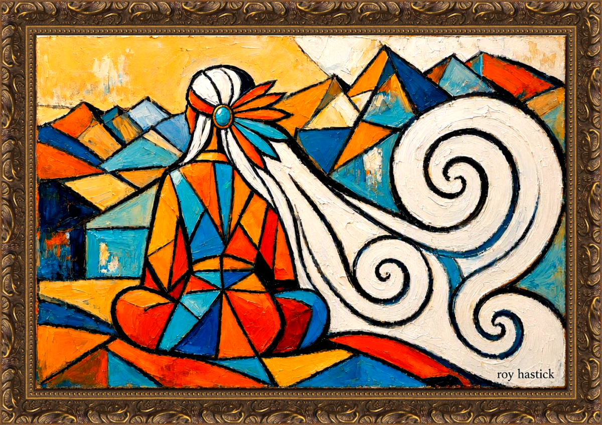 Santa Fe Marketplace Spirit of the High Desert Wind – Digital Canvas Print 12″X12″ Product Image: Spirit of the High Desert Wind – Digital Canvas Print 12″X12″
