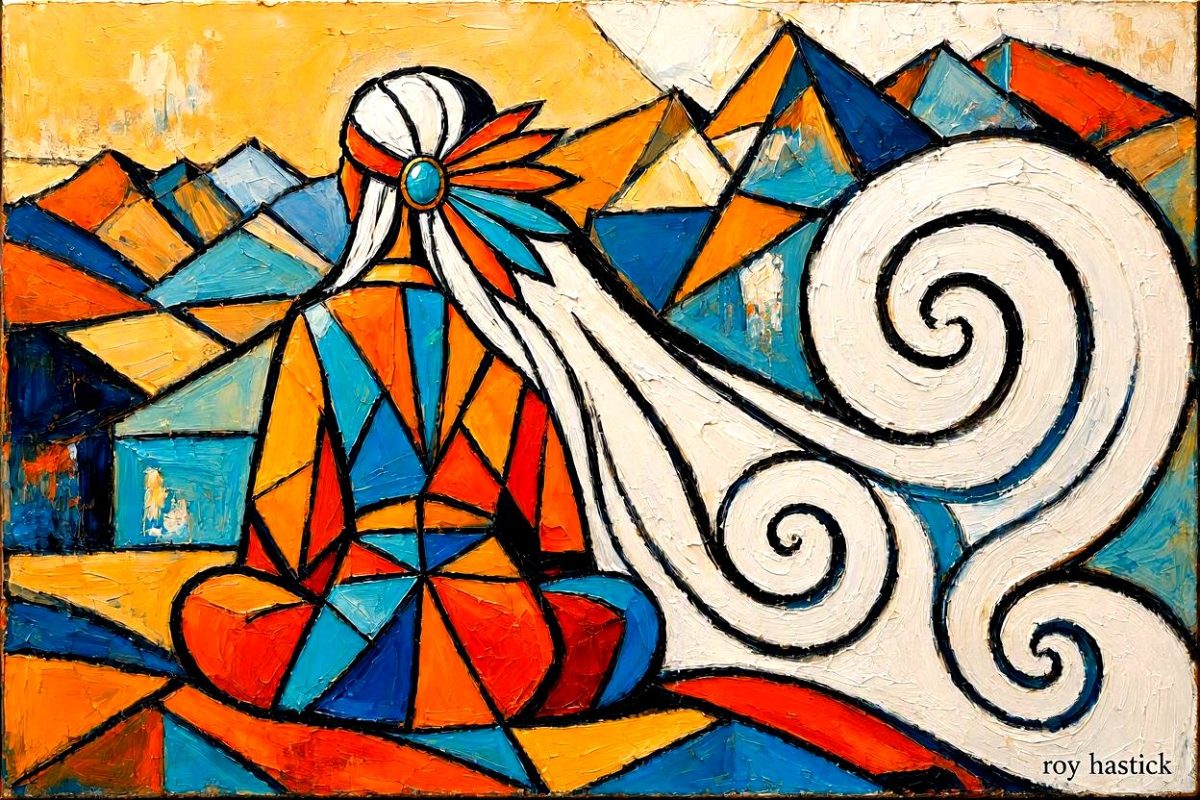 Santa Fe Marketplace Spirit of the High Desert Wind – Digital Canvas Print 12″X12″ Product Image: Spirit of the High Desert Wind – Digital Canvas Print 12″X12″