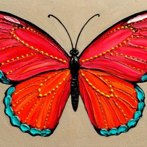 Santa Fe Marketplace Santa Fe Turquoise‑Vein Butterfly – 12″ X 12″- Digital Original Print Product Image: Santa Fe Turquoise‑Vein Butterfly – 12″ X 12″- Digital Original Print