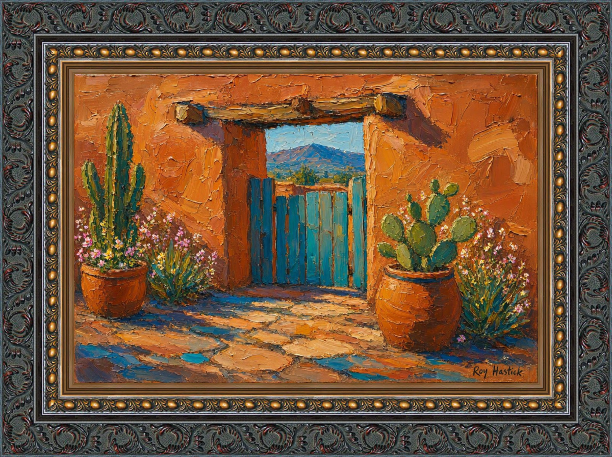 Santa Fe Marketplace Turquoise Gate to the Blue Mountains Product Image: Turquoise Gate to the Blue Mountains