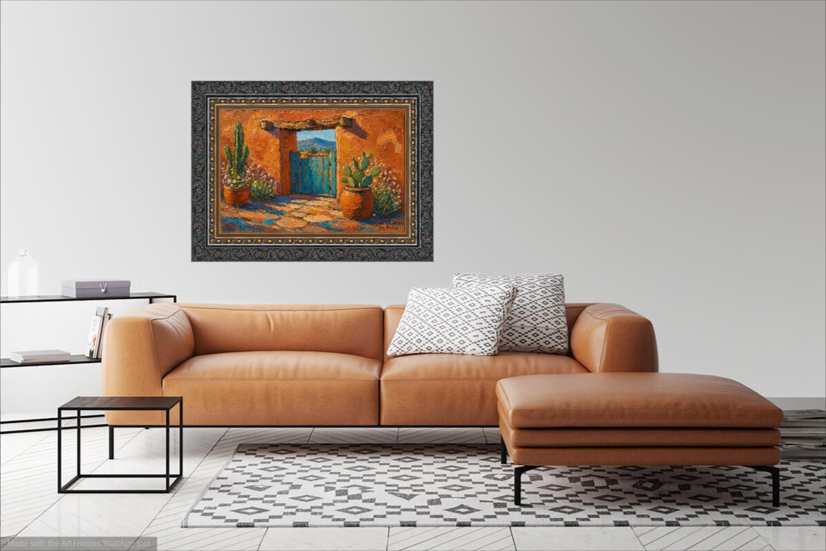 Santa Fe Marketplace Turquoise Gate to the Blue Mountains Product Image: Turquoise Gate to the Blue Mountains