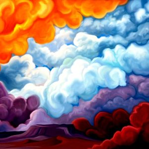 Santa Fe Marketplace Ghost Ranch Reverie – 18″X18″ Canvas Print – Product Image: Ghost Ranch Reverie – 18″X18″ Canvas Print –