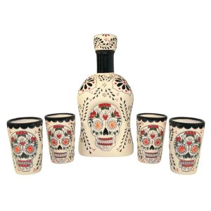 Santa Fe Marketplace La Catrina Tequila Decanter Set Product Image: La Catrina Tequila Decanter Set