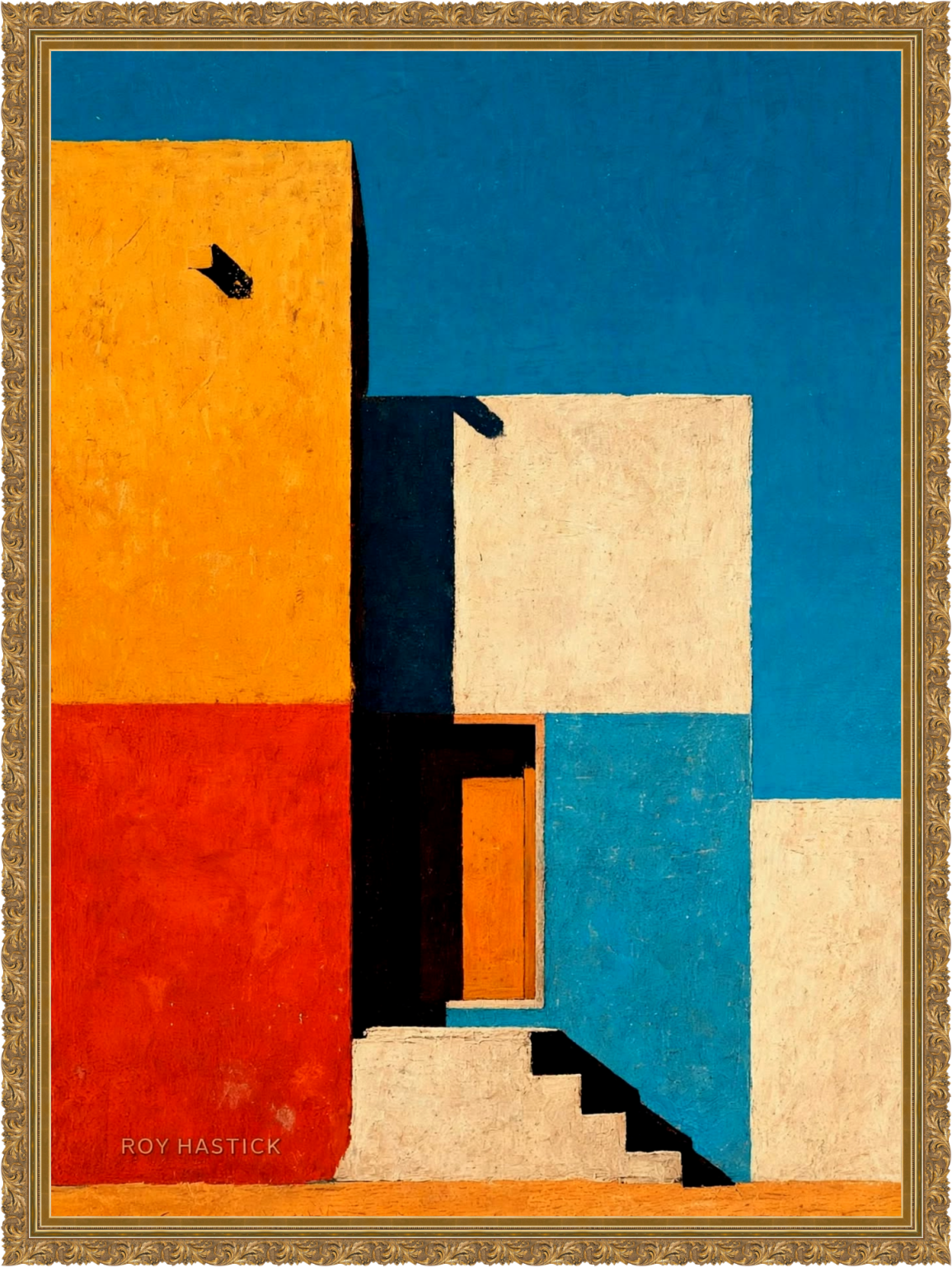 Santa Fe Marketplace MINI_Southwest Solstice Study v2 – 12″X12″ – Canvas Print Product Image: MINI_Southwest Solstice Study v2 – 12″X12″ – Canvas Print