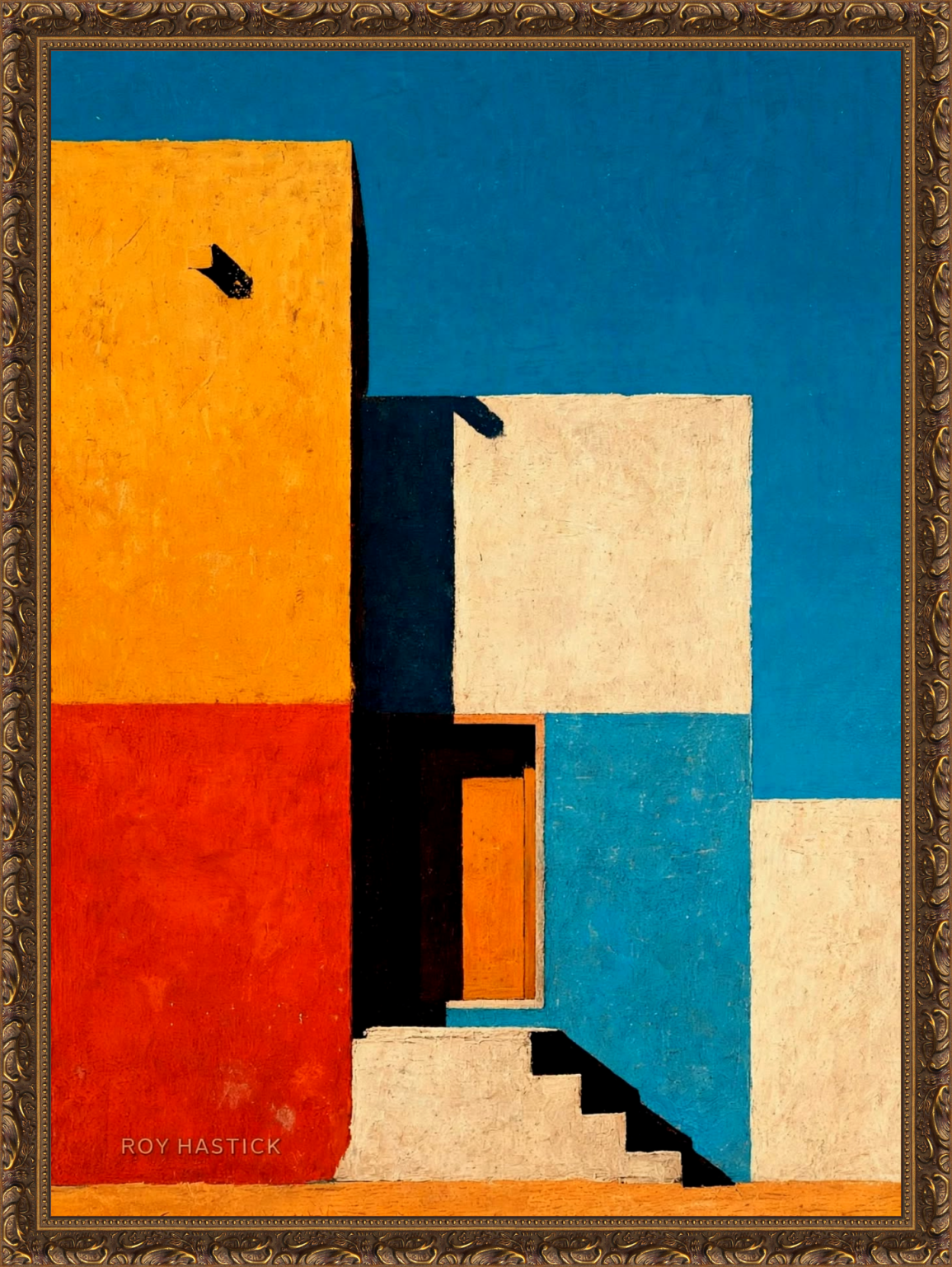 Santa Fe Marketplace MINI_Southwest Solstice Study v2 – 12″X12″ – Canvas Print Product Image: MINI_Southwest Solstice Study v2 – 12″X12″ – Canvas Print