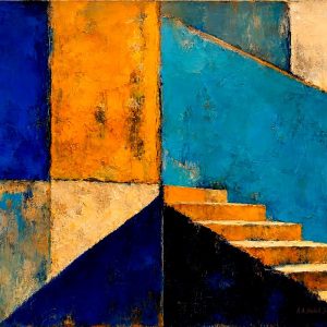 Santa Fe Marketplace Abstract “Santa Fe Angles” – 12″X12″ CANVAS PRINT Product Image: Abstract “Santa Fe Angles” – 12″X12″ CANVAS PRINT