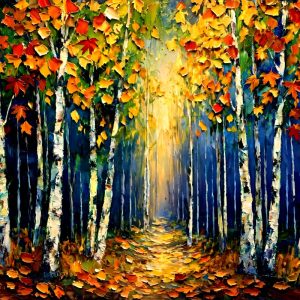 Santa Fe Marketplace Birch Series v6 18″X18″ -Canvas Print- Product Image: Birch Series v6 18″X18″ -Canvas Print-