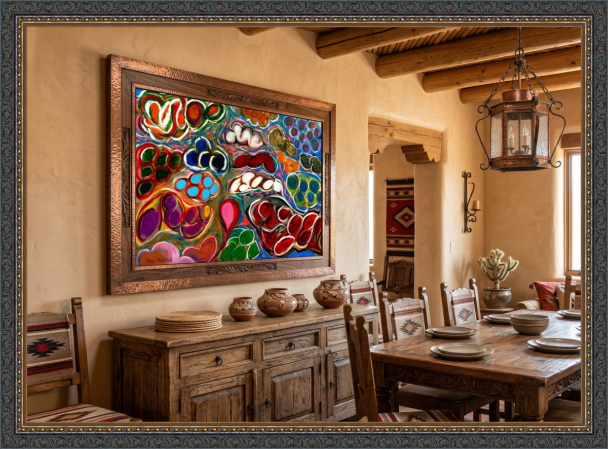 Santa Fe Marketplace Symphony Above the Clouds – 12″X12″ – CANVAS PRINT – Product Image: Symphony Above the Clouds – 12″X12″ – CANVAS PRINT –