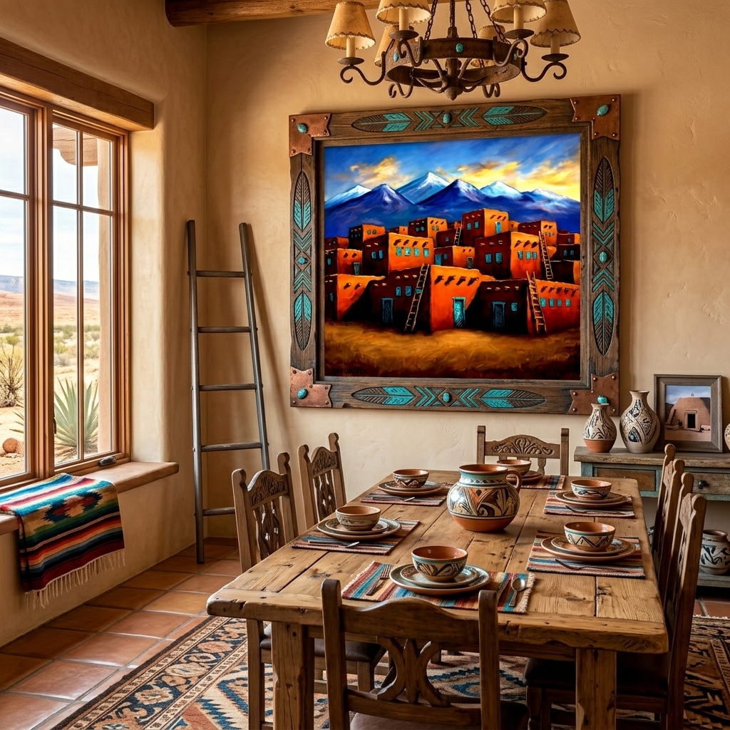 Santa Fe Marketplace Taos Glow 18″X18″ – CANVAS PRINT Product Image: Taos Glow 18″X18″ – CANVAS PRINT