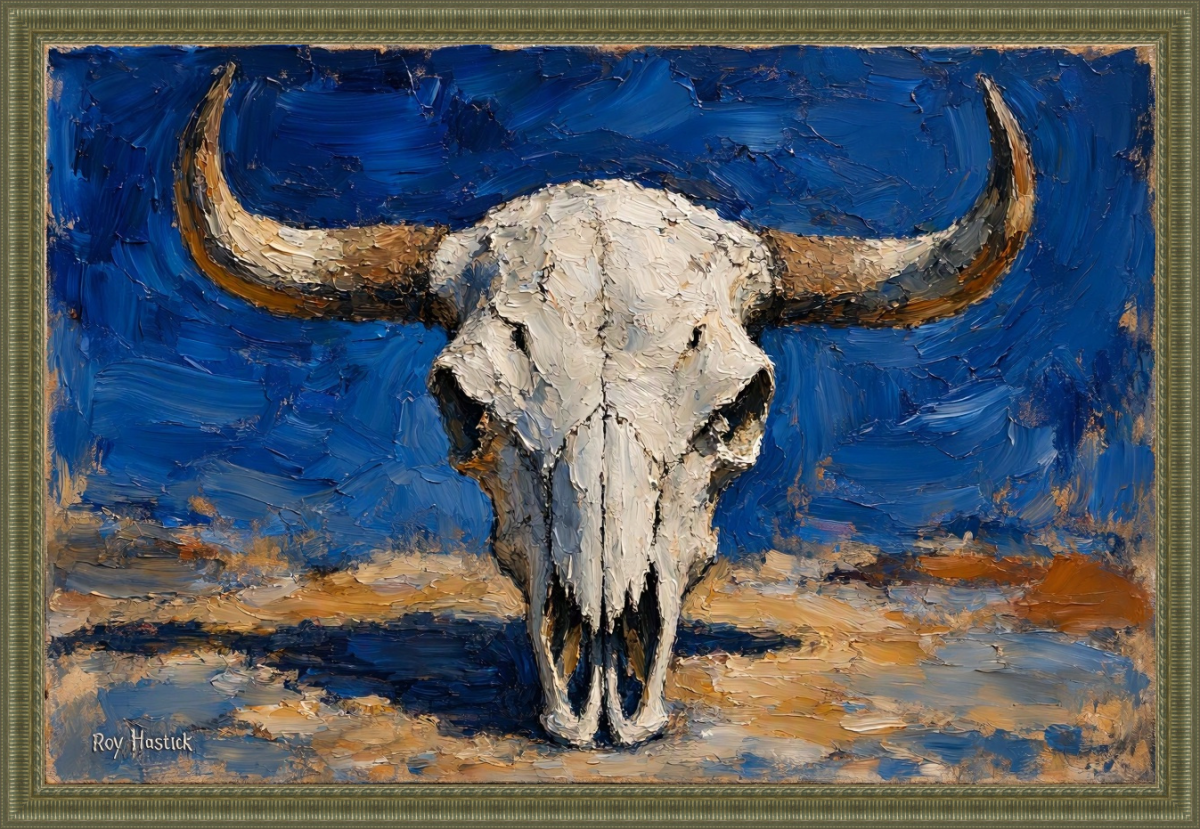 Santa Fe Marketplace MINI_Desert Spirit Skull -12″X12″ – Canvas Print= Product Image: MINI_Desert Spirit Skull -12″X12″ – Canvas Print=