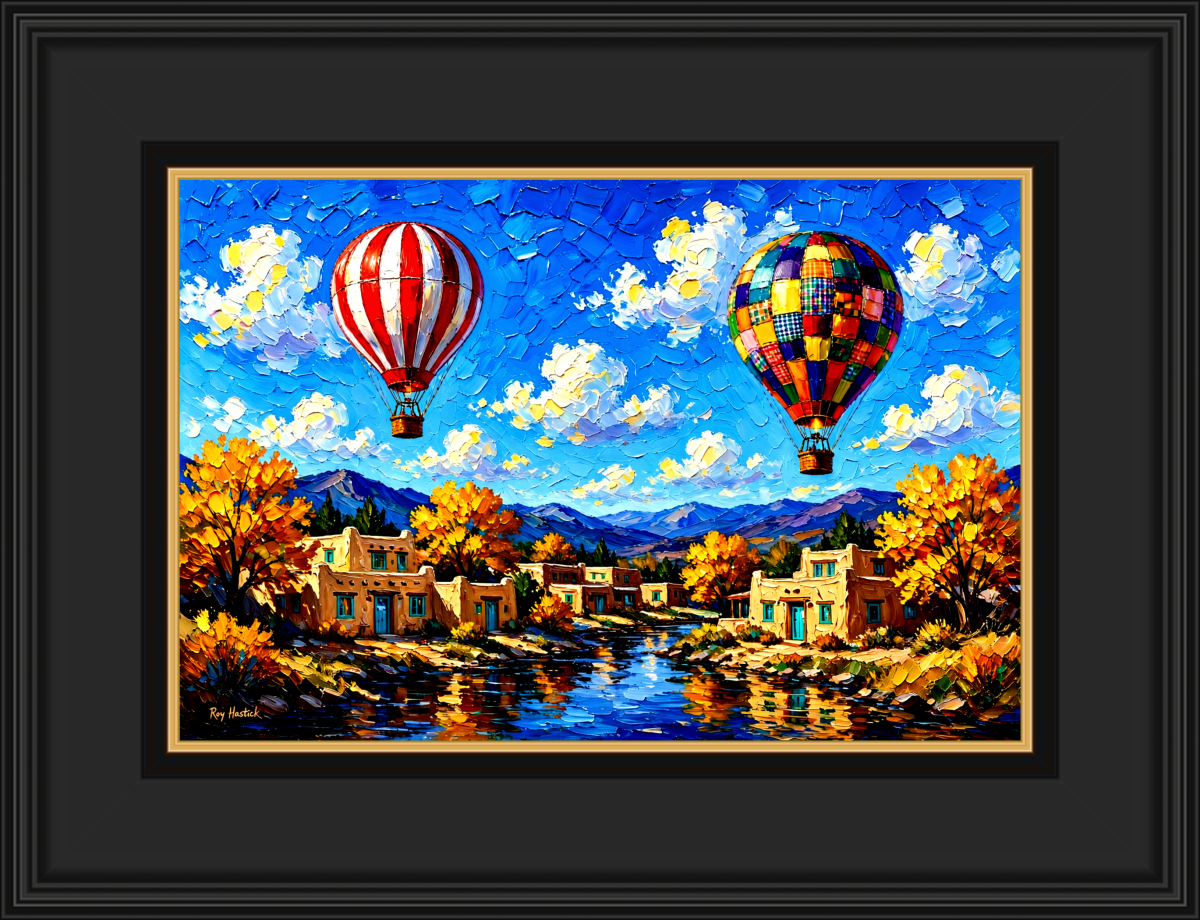 Santa Fe Marketplace Fiesta Ascending: Albuquerque Gold 12″X12″ – CANVAS PRINT Product Image: Fiesta Ascending: Albuquerque Gold 12″X12″ – CANVAS PRINT