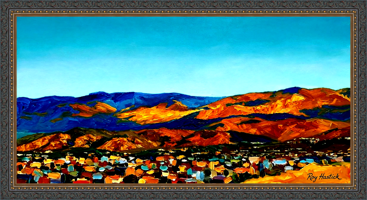 Santa Fe Marketplace Autumn Aspens -Santa Fe Dog Park lookout – 12″X24″ CANVAS PRINT – Product Image: Autumn Aspens -Santa Fe Dog Park lookout – 12″X24″ CANVAS PRINT –