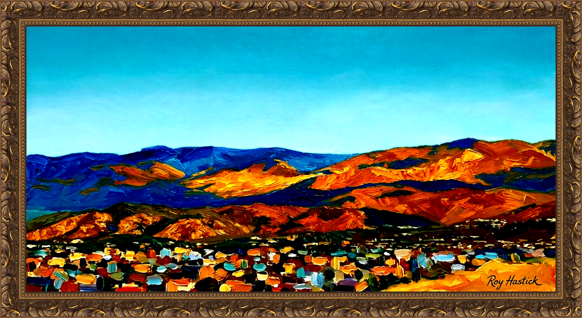 Santa Fe Marketplace Autumn Aspens -Santa Fe Dog Park lookout – 12″X24″ CANVAS PRINT – Product Image: Autumn Aspens -Santa Fe Dog Park lookout – 12″X24″ CANVAS PRINT –